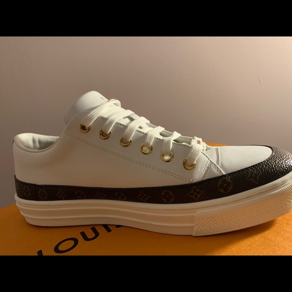 Louis Vuitton Stellar Monogram Sneakers sz 8.5 eu 38.5 - Picture 3 of 5